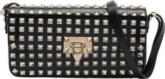 Valentino Garavani Rockstud E/W Leather Shoulder Bag