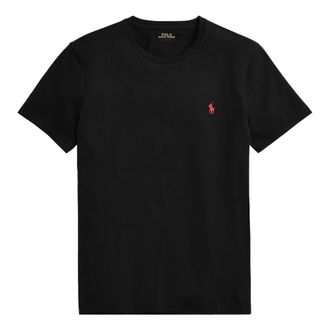 Polo Ralph Lauren Tops, Heren, Zwart, L, Katoen, Stijlvolle T-shirts en Polos Collectie