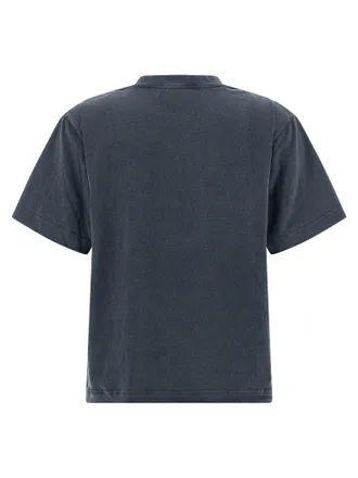 Balenciaga Embroidered Logo T-shirt - Charcoal