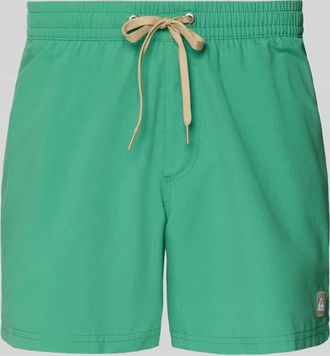 Quiksilver Regular Fit Badehose mit Logo-Patch Modell Everyday in Gruen, Gr&ouml;&szlig;e XXL
