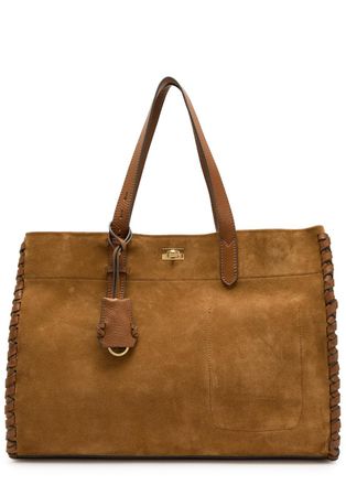 Anya Hindmarch Mortimer Leather and Suede Tote bag - Brown - One Size