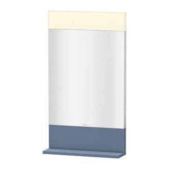 Duravit Espejo Vero Duravit Con Balda Inferior, 7510, 450 Mm, Color (frente/cuerpo): Laca De Alto Brillo Stone Blue - Ve751004747
