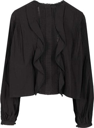 Isabel Marant Cubraly Blouse - female - Isabel Marant - Blouses - Black - XS - Blouses & Shirts