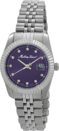 Mathey-Tissot Mathy III Quartz Purple Dial Ladies Watch D810APU