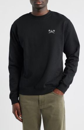 Dark Seas Go-To II Fleece Sweatshirt in Black at Nordstrom, Size Xx-Large
