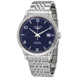 Longines Record Automatic Chronometer Blue Dial Mens Watch L28204966