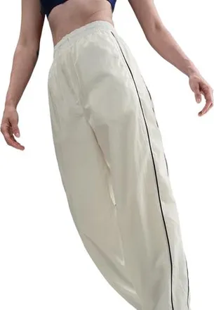 Nike Womens Windrunner Woven HR OH Pants - Midnight Navy/Sail/Midnight Navy Size XXL