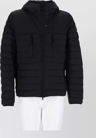 Stone Island quilted hooded down puffer jacket