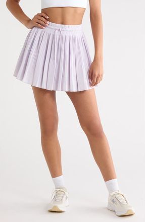 Zella Pleated Drawstring Skirt in Purple Hush at Nordstrom, Size X-Large