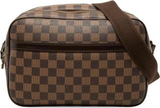 Louis Vuitton Pre-owned Reporter PM Cross Body Bag - Dames - Vintage Schoudertas - Bruin - ONE Size - Vintage