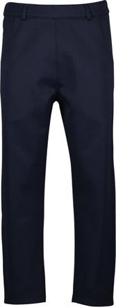 Prada Navy Blauwe Stadsbroek - Heren - Straight fit broeken - Blauw - M - Nylon - Broeken