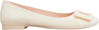 Roger Vivier Flat shoes - female - Roger Vivier - Ballerina Shoes - Beige - 2 1/2 UK - Shoes