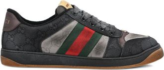 Gucci Screener sneakers met logo - Zwart