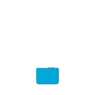 Comme Des Gar&ccedil;ons Mens Blue Calf Leather Bos Taurus Wallet