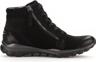 Gabor Rollingsoft Dames Wandelsneaker High - Dames - Sneakers - Zwart - 37 EU - Leer - Schoenen