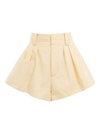 Chloé cotton shorts - women - Cotton - 38 - Neutrals