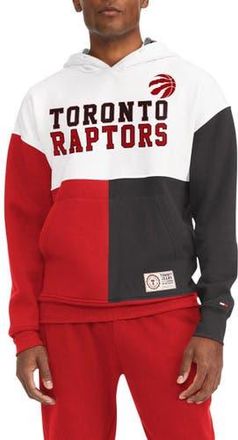Tommy Jeans Mens Tommy Jeans White/Red Toronto Raptors Andrew Split Pullover Hoodie at Nordstrom, Size Xx-Large