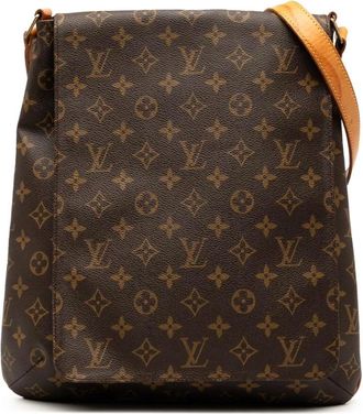 Louis Vuitton Pre-owned Cross Body Bags, female, Brown, Size: ONE SIZE Pre-owned Printed Pattern Shoulder Bag