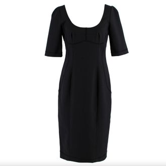 Dolce & Gabbana Nate Scoop-neck Stretch-cotton Dress