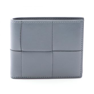 Bottega Veneta Gray Leather Wallet (Bi-Fold) (Pre-Owned)
