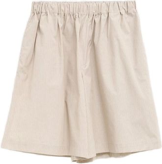 BASERANGE Claude Striped Elasticated Shorts