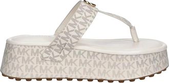 Michael Kors Koya Flip Flop - Dames - Slippers - Wit - 41 EU - Schoenen
