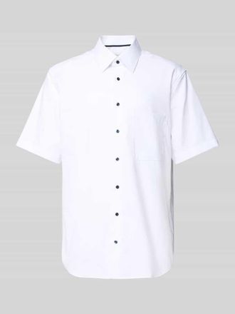 Eterna Comfort Fit Business-Hemd mit 1/2-Arm in Weiss, Gr&ouml;&szlig;e 40