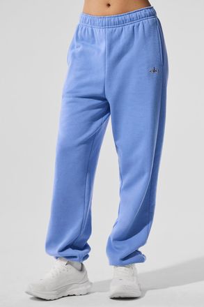 Alo | Accolade Sweatpant in Crystal Clear Blue, Size: Medium