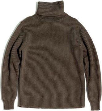 Fortela Vittorio High Neck Sweater in Military Green at Nordstrom, Size Small Eu