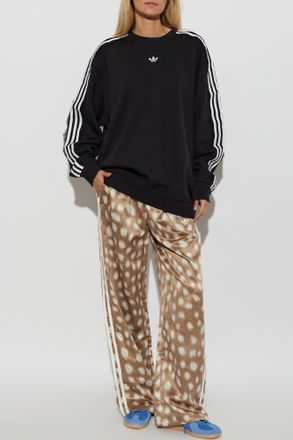 adidas Sweatshirt With Embroidered Logo, Womens, Black