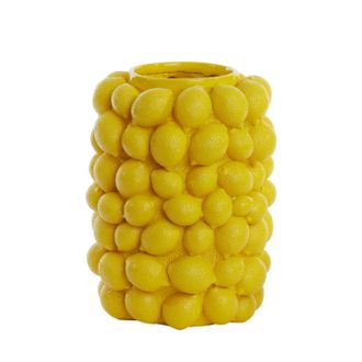 Light & Living Light&living - Vaas Deco Lemon Amarillo - &Oslash;31x41 Cm