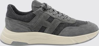 Hogan Hyperlight Wool Blend and Suede Sneakers with Side H Logo