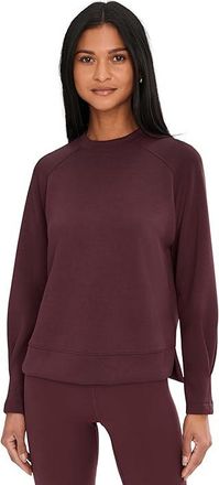 Varley Zosia Crew Neck Midlayer Womens Sweatshirt Sassafras : XXS, Elastane/Modal/Polyester