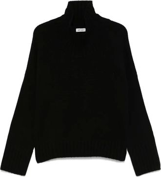 Soft Goat Maglione in cashmere - Nero