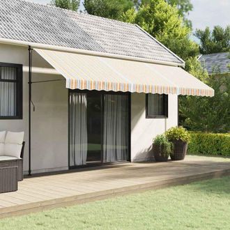 vidaXL Tela De Repuesto De Toldo Rayas De Colores 5x3 M Vidaxl