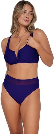Sunsets Vienna V-Wire Bikini Swimsuit Top - D Cup in Indigo at Nordstrom, Size 36