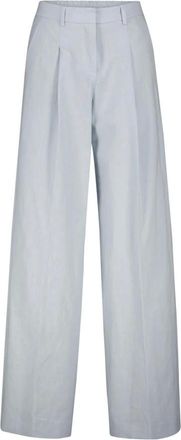 Seductive Broeken, Dames, Blauw, M, Wide Broeken