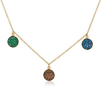 Le Vian Ladies Costa Smeralda Emeralds Necklaces set in 14K Honey Gold