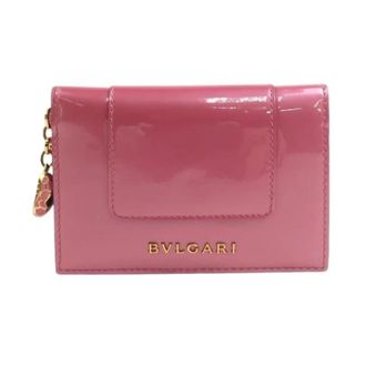 Bulgari Pre-owned Vintage Kaarthouder - Dames - Vintage Accessoires - Roze - ONE Size - Leer - Vintage