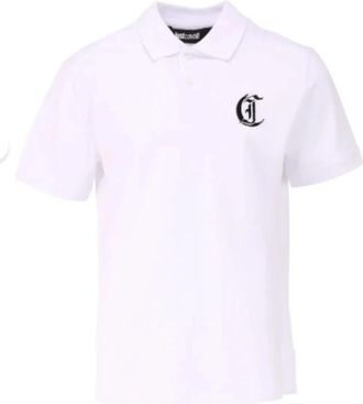 Just Cavalli T-shirts en Polos - Heren - Polos - Wit - M - Tops