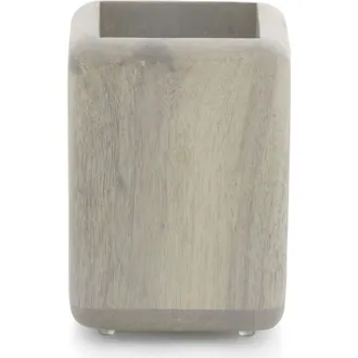 Kassatex Fiji Mango Wood Tumbler in White Wash at Nordstrom Rack
