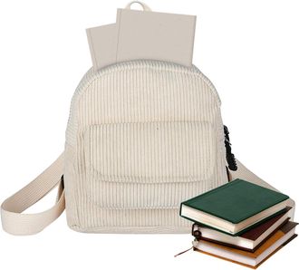 Generic Teen Backpacks, Corduroy School Backpack Student Bookbags, Fashionable Laptop Bag, Lightweight Teen Girls School Bags for Student Supplies