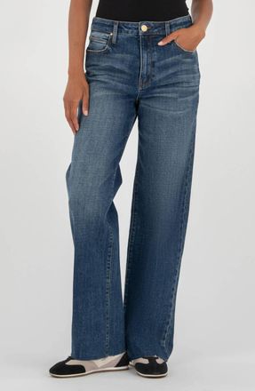 Kut from the Kloth Sienna High Rise Straight Leg Jeans In Wise
