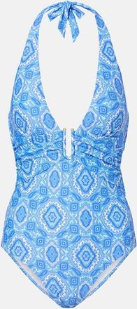 Heidi Klein Mykonos printed swimsuit