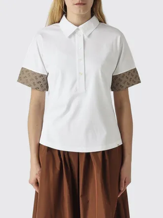 Herno Polo slim fit in cotone con colletto classico e logo a contrasto
