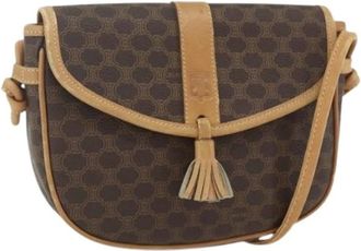 Celine Pre-owned Cross Body Bags, female, Brown, Size: ONE SIZE Pre-owned Plastic Crossbody Bag