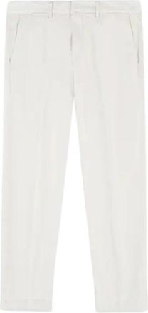 Fay Slim Fit Stretch Poplin Broek - Heren - Slim Fit Broeken - Beige - W34 - Broeken