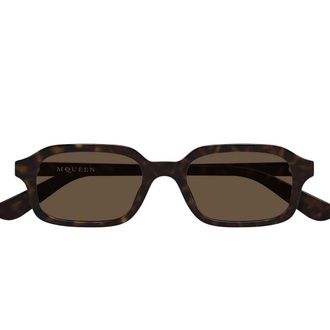 Alexander McQueen Alexander Mc Queen Sunglasses Am0558 S 002 Brown/Brown Men