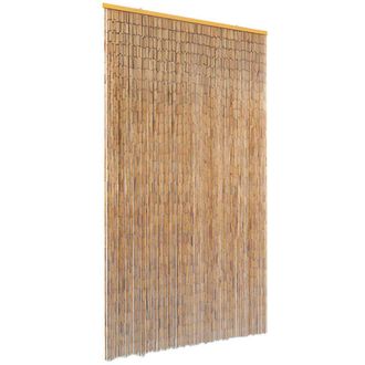 vidaXL Cortina De Bamb&uacute; Para Puerta Contra Insectos 100x200 Cm Vidaxl