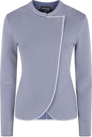 Emporio Armani Wollen blend jas - Dames - Zomerjassen - Grijs - S - Wol - Jassen